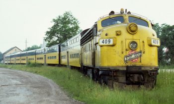 Railroad exhibit on display at the Nobles County Historical Society