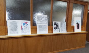 Patriotic Art Contest pictures at Slayton Library