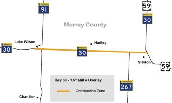 Resurfacing Highway 30 to begin next week