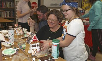 Gingerbread Houses constructed by 6th grade