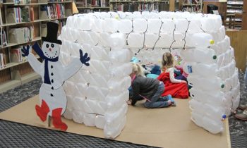 A milk jug igloo???