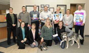 First National Bank, Slayton, donates to Tracy Area Animal Rescue