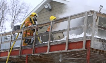 Fire at Hub Drive-In