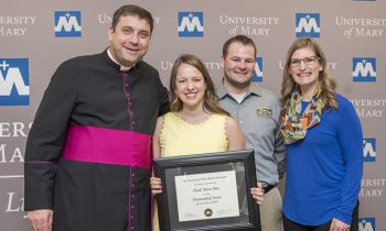 Bau recognized with Outstanding Senior Award