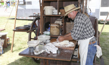 DT Chuck Wagon cooking demonstrations held at Murray County Fair