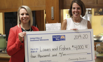 United Way of Southwest Minnesota Invests in The Community Meal Program