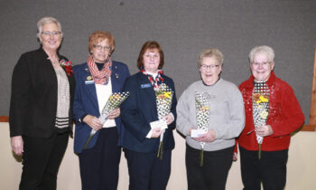 Erwin March Legion group treated to supper