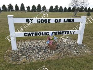 Avoca.Cemetary.4. St Rose of Lima Cemetery sign