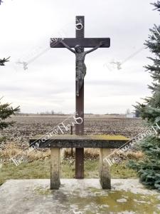 Avoca.Cemetary.5.St Rose Crucifix at cemetery